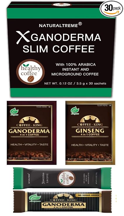 . PureGano Ganoderma Slimming Weight Loss & Detox Coffee